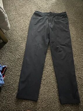 lululemon athletica Men's Black Straight Pants